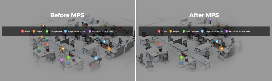 Floor Plan Before & After MPS Optimization